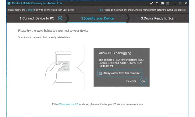 Activer le débogage USB
