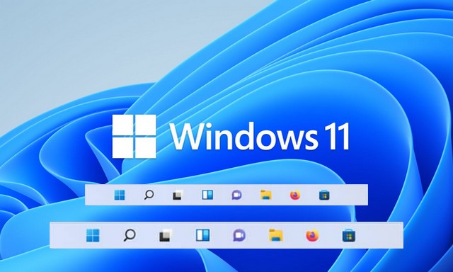 Taille barre des taches windows 11