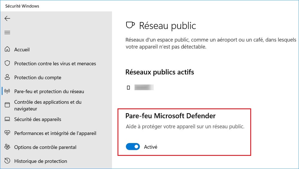 Désactiver le pare-feu Windows 11