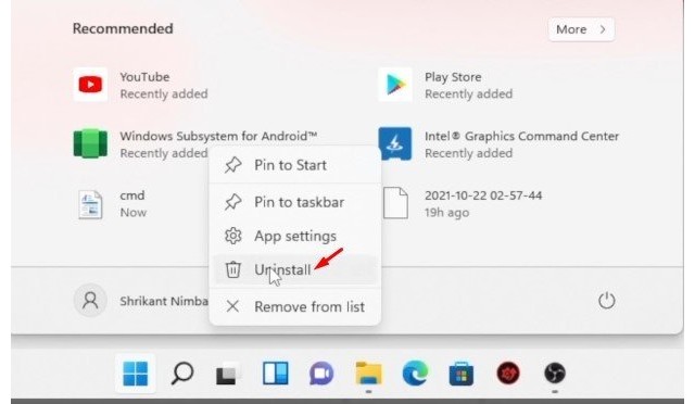 Désinstaller le système Windows pour Android