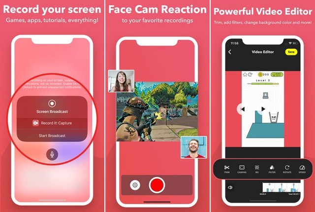 Record it - meilleur application de capture vidéo