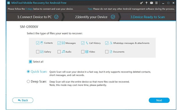 Sélectionnez simplement Contacts