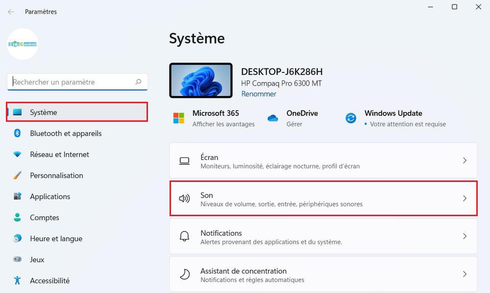 Système Windows 11