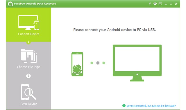 Utilisation Android Data Recovery