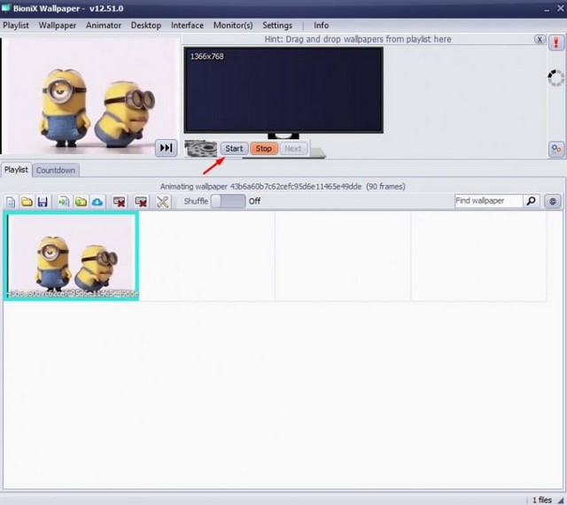 Utiliser un GIF animé comme fond d'écran