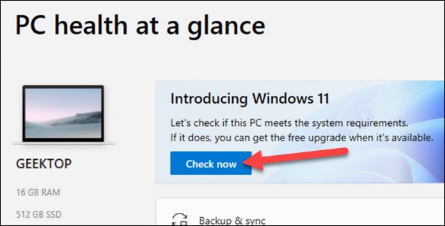 Vérifier si votre PC est compatible avec Windows 11
