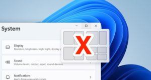 Windows 11 - Comment désactiver les mises en page Snap