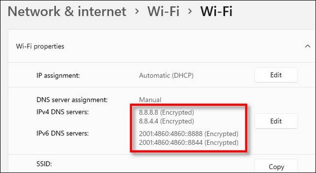 Activer DNS over HTTPS (DoH) dans Windows 11