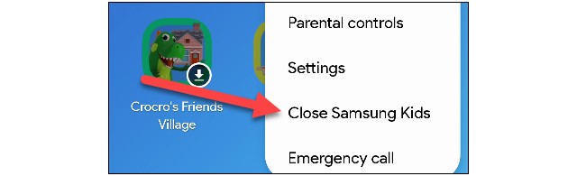 Activer le mode enfants sur Samsung Galaxy