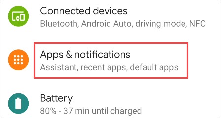 Applications et notifications