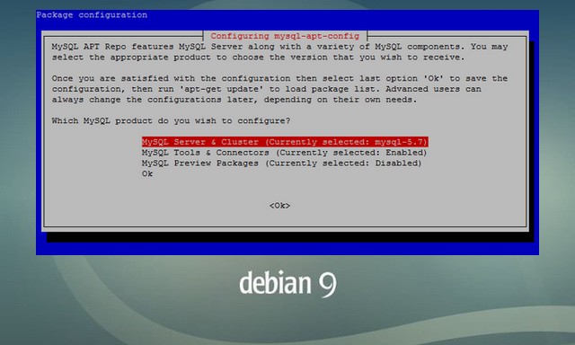 Comment installer MySQL sur Debian 9 Stretch