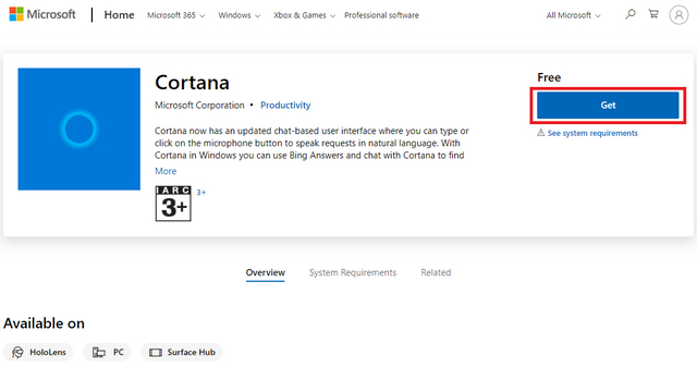 Comment réinstaller Cortana sur Windows 11