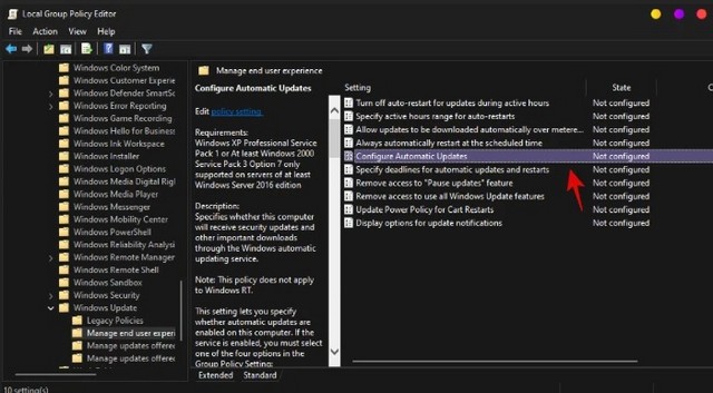 Configurer les mises à jour automatiques