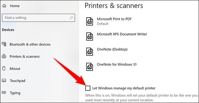 Définir une imprimante par défaut dans Windows 10