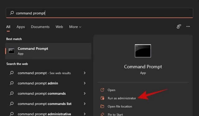 Invite de commandes