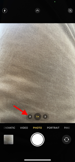 Ouvrez l'application Appareil photo