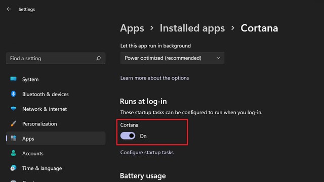 Réactiver Cortana sur Windows 11