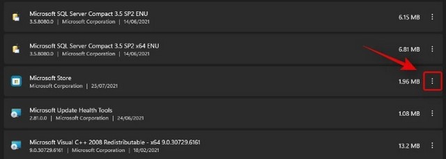 Recherchez Microsoft Store