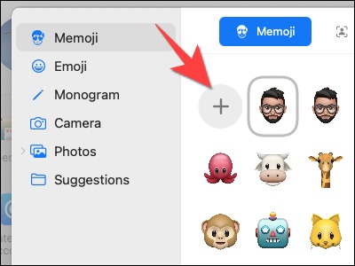 Sélectionnez un Memoji