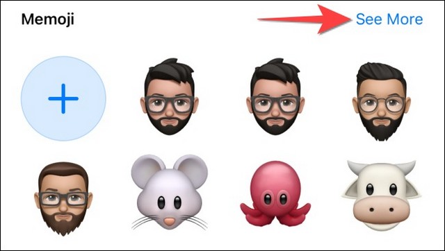 Sélectionnez un mémoji