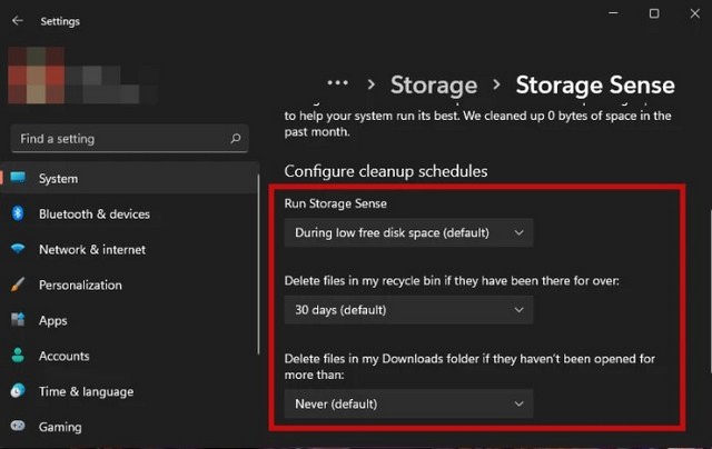 nettoyage automatique du contenu de l'utilisateur