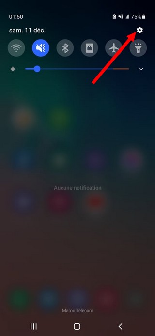 Accéder aux paramètres