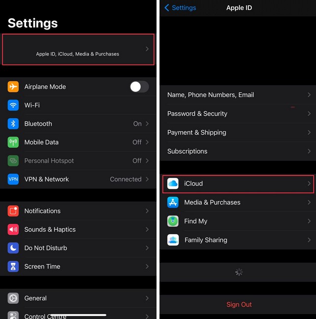 Accédez à Paramètres