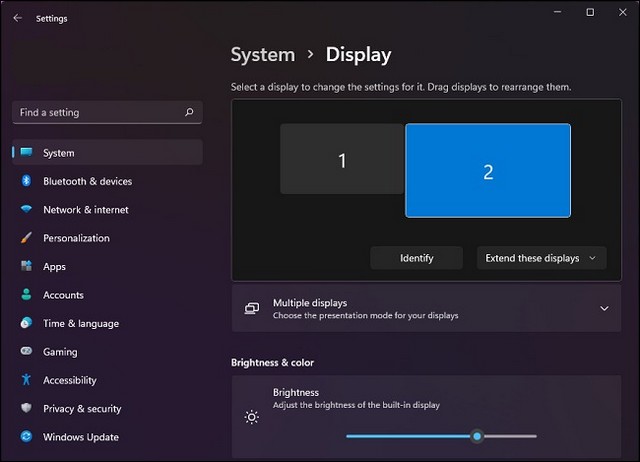 Activer le HDR dans les paramètres de Windows 11