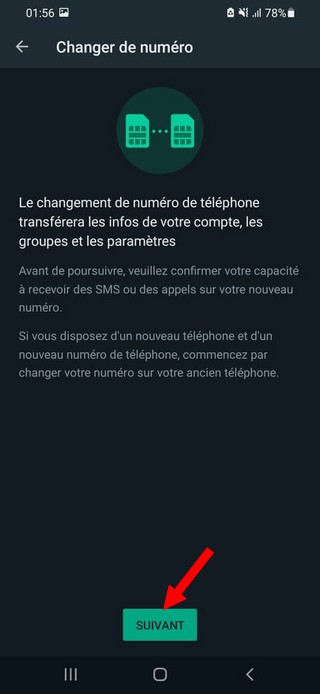 Changer le numéro de téléphone utilisé par WhatsApp