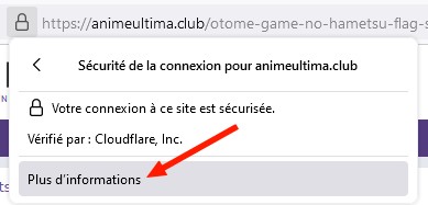 Cliquez sur Plus d'informations