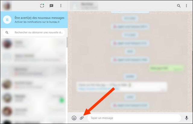 Cliquez sur le bouton Pièce jointe