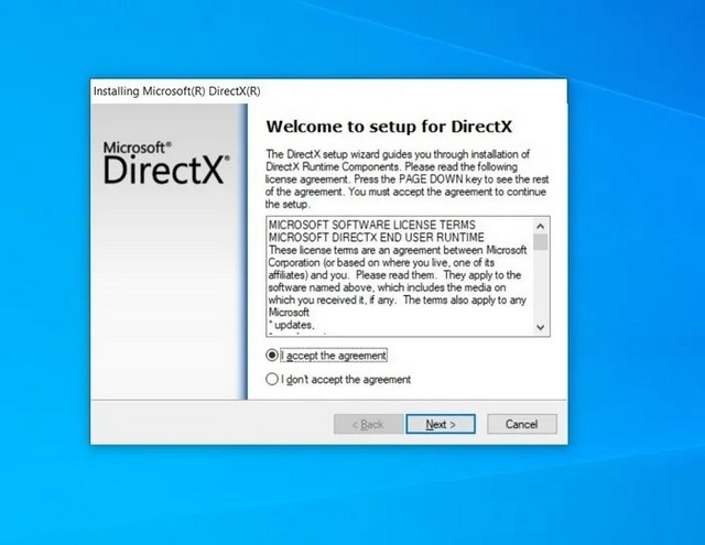 Comment réinstaller DirectX