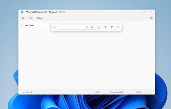 Installer la nouvelle application Bloc-notes