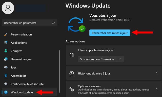 Mettre à jour Windows vers la dernière version