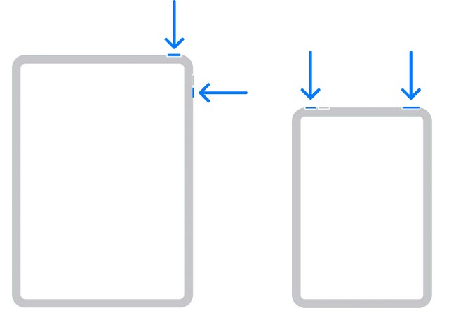 Redémarrez iPad Air Pro