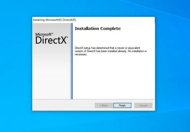 Réinstaller DirectX sur Windows