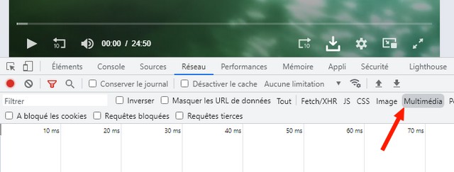 Sélectionnez maintenant l'onglet Multimédia