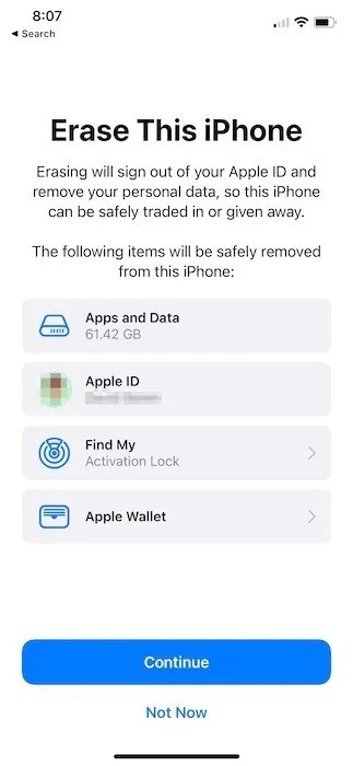les données cellulaires ne fonctionnant pas