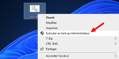 supprimer le filigrane d'activation