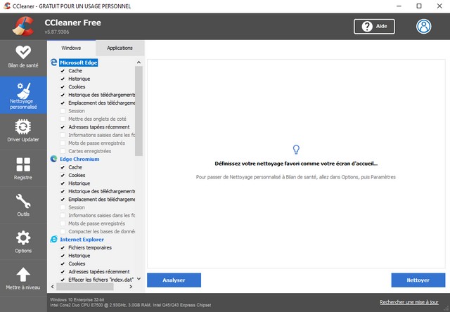 CCleaner - Logiciel gratuit pour nettoyer votre PC