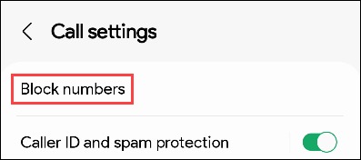 comment bloquer les numero inconnu sur android