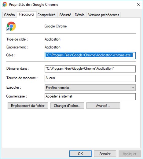 Comment trouver l'emplacement d'un programme