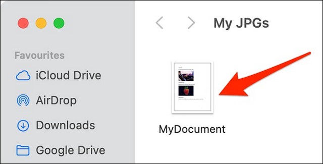 comment convertir un fichier pdf en jpg sur iphone