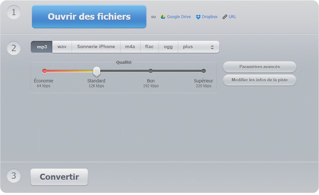 Convertisseur audio en ligne