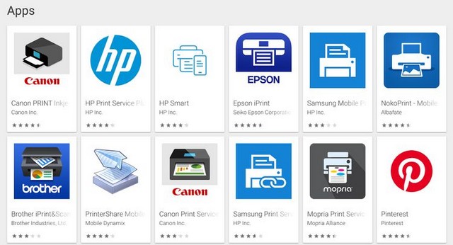 Print directly to your printer via an app