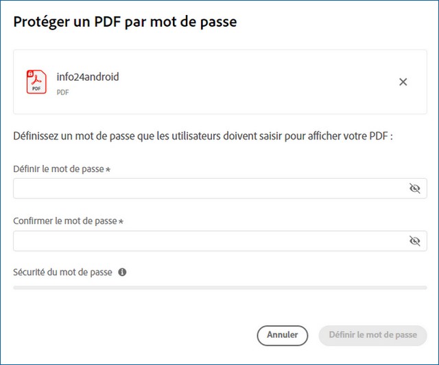 Sélectionnez le fichier PDF
