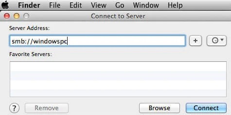 Transférer des fichiers d'un PC Windows