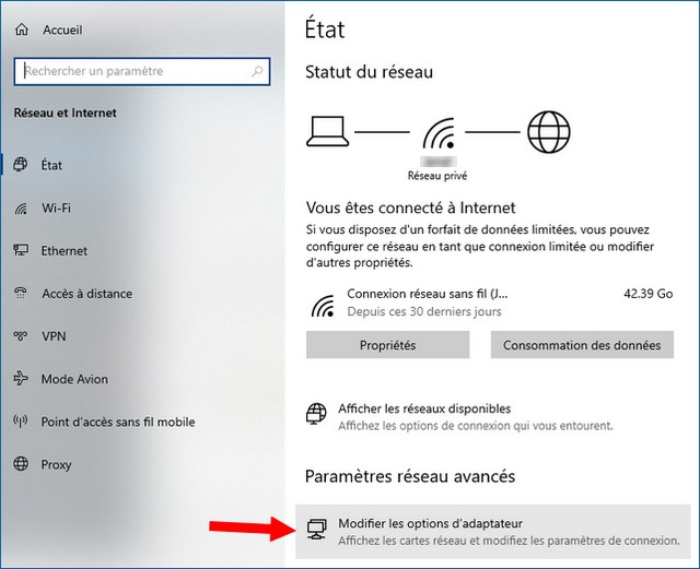 problèmes de connexion wifi sur Windows 10