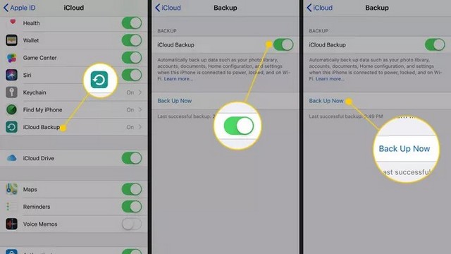Appuyer sur Sauvegarder maintenant
