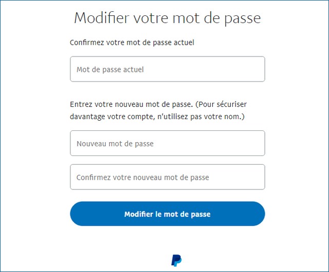 Comment changer mon mot de passe Paypal ? Info24Android